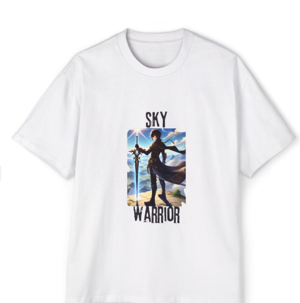 Sky warrior oversized T-shirt