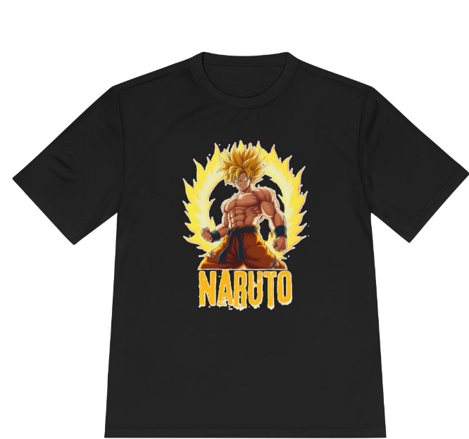 Naruto x Goku Mashup Oversized comfortable T-shirt