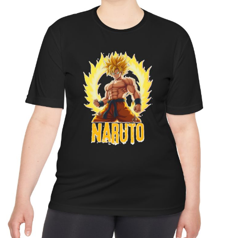 Naruto x Goku Mashup Oversized comfortable T-shirt